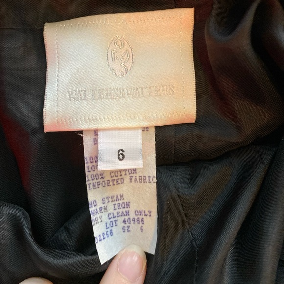 Watters & Watters Navy Blue Formal Party Dress Size 6 - Picture 4 of 7